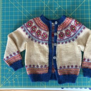 Norwegian sweater toddler vintage.